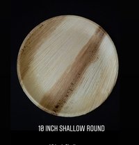 10 Inch Round Shallow Areca Plate