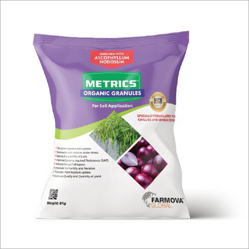 Metrics Organic Granules Application: Agriculture