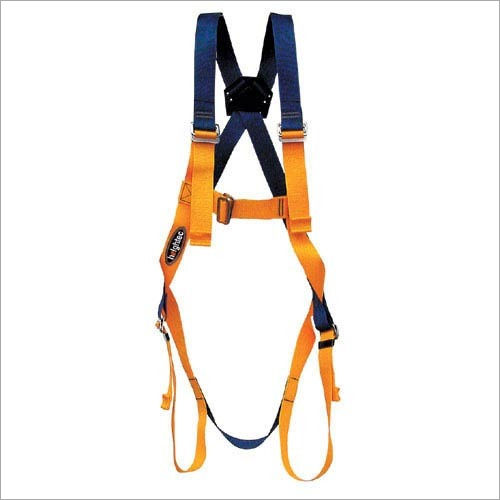 Blue And Yellow Fall Protection Safety Harness