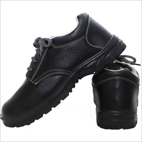 Mens Black Safety Shoes - Insole Material: Pu