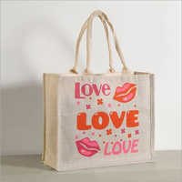 Pure Love Jute Shopping Bag