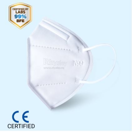 White N99 (Ffp3/Kn99) Face Mask