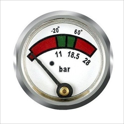 Polished Commercial Pressure Gauge