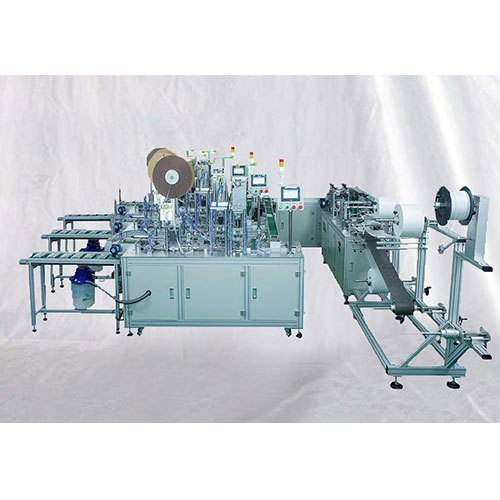 Fully automatic 3 ply surgical mask making machine