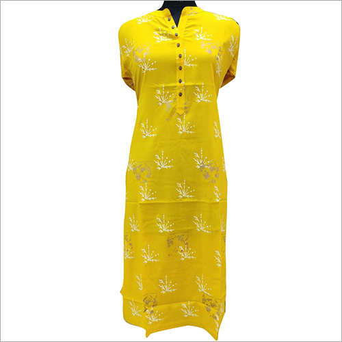 Ladies Printed Cotton kurti