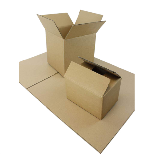 Plain Corrugated Box - Corrugated Board, Various Sizes, Brown Color | Customizable Style, Shape, and Use for Electronics, Food, and Appliances