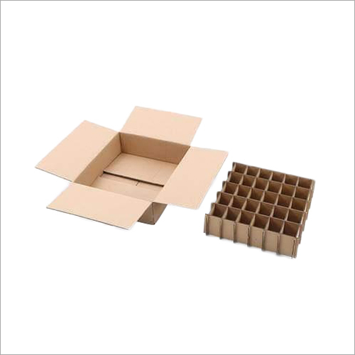 Bottle Packaging Corrugated Box - Corrugated Board, Rectangle Shape, Brown Color | Customizable Size, Eco-Friendly, Reusable, Recyclable