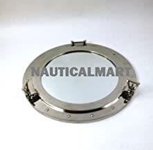 NAUTICALMART Mirror Porthole Aluminium Chrome 23.75