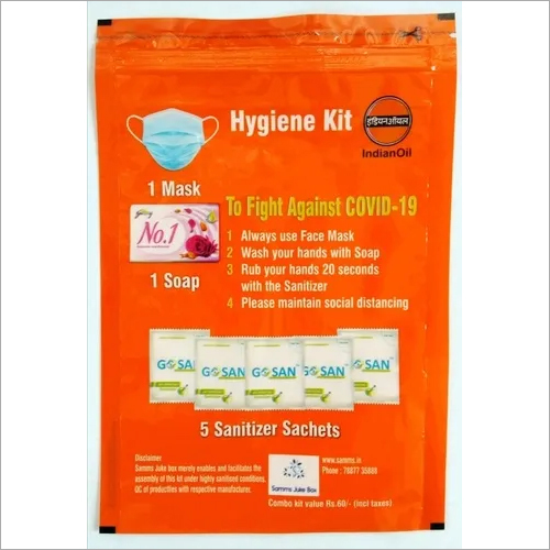 hygiene kit packing pouch