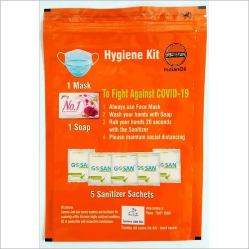 hygiene kit packing pouch