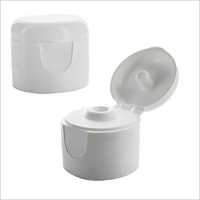 White Flip Top Cap - Plastic Material , Flip Off Type, White Color, Reliable And Sturdy Design For Pharmaceutical And Cosmetic Bottles