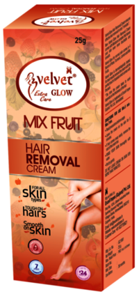 Velvet Glow Hair Removal Cream(Mix Fruit)