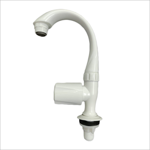 Sink Cock Tap - PVC Material | White Color, Perfect Finish, Easy Usage, Rigid Design, Easy Installation, Least Maintenance