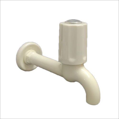 Long Body Tap - PVC - White | Perfect Finish, Easy Usage, Rigid Design, Easy Installation, Least Maintenance