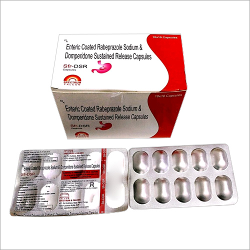 Enteric Coated Rebeprazole Sodium And Domperidone Sustained Release Capsules