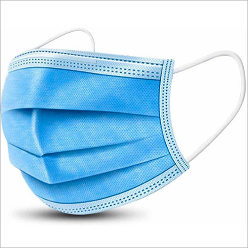 Non Woven Fabric Disposable Face Mask - Standard Size | Unisex Protection for Germs in Hospitals, Clinics, Labs