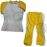 School Sportswear - Polyester Material, Multiple Sizes, Yellow Color - Regular Fit, Short Sleeve, Pullover Style, Machine Washable