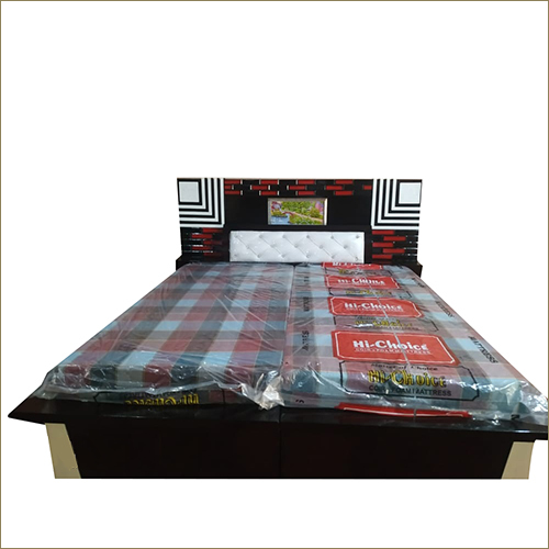 Brown King Size Wooden Bed