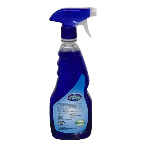 Glass Natural Cleaner - 500 ML Plastic Bottle | Bacteria-Free Formula, Removes Stains, Provides Shine, Soothing Fragrance