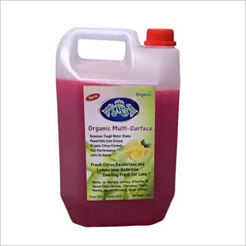 5 Ltr Organic Multi Surface Cleaner - Plastic Can, 5L | Provides Shine to Surfaces for Household & Commercial Use