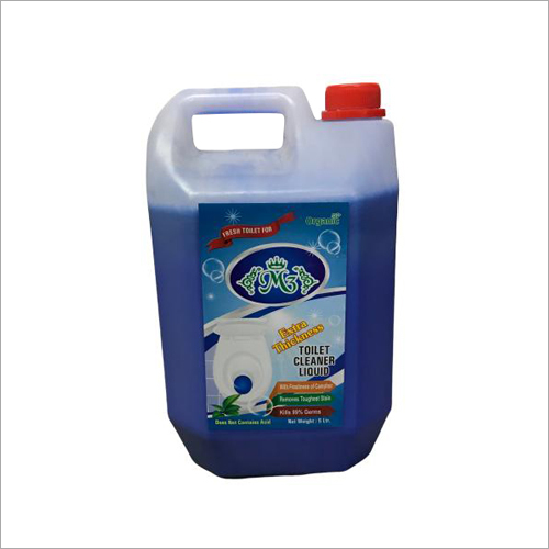 5 Ltr Liquid Toilet Cleaner - Plastic Can | Removes Stubborn Stains, Provides Shine, Non-Toxic, Scented, Easy to Use, Skin Friendly