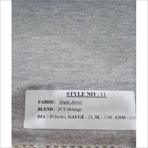 Grey Single Jersey Fabric