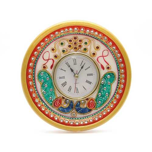 MARBLE ROUND CLOCK PLATE