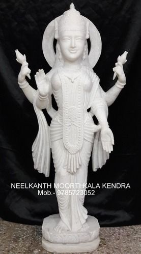 Marble Laxmi standing God Statue