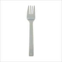 Disposable Fork - Food Grade Plastic, 6-inch Length, White Color | Disposable For Events, Parties, Restaurants, And Food Joints