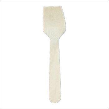 White 95 Mm Disposable Parlour Spoon