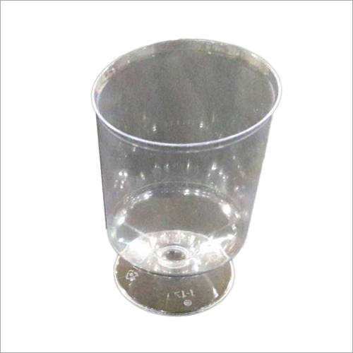 Transparent Disposable Plastic Crystal Wine Glass