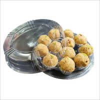 12 Pcs Disposable Plastic Ladoo Tray With Lid Application: Packing Food