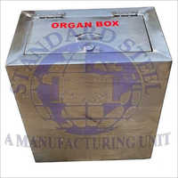 Mortuary Organ Box - Premium Quality Wood, Compact Size | Ideal For Organ Transport And Storage