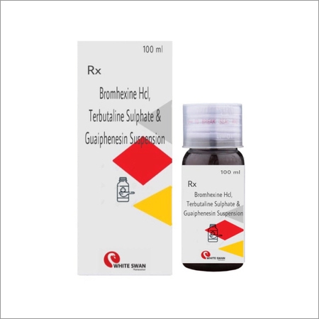 Terbutaline sulphate Bromhexine hydrochloride Guaiphenesin syrup