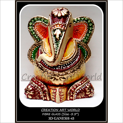 Indoor Three Dimensions Ganesha Statues