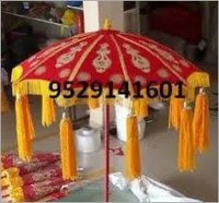 Red Velvet Wedding Umbrella