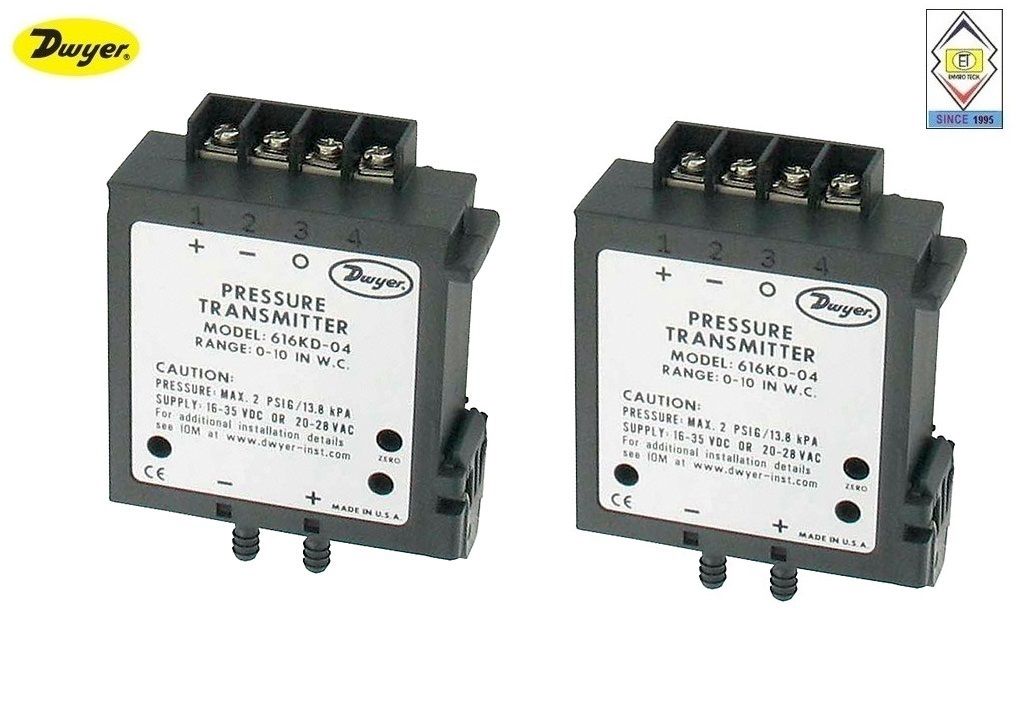 Dwyer 616KD-02-V Differential Pressure Transmitter