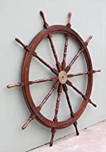 WOODEN SHIP WHEEL 48