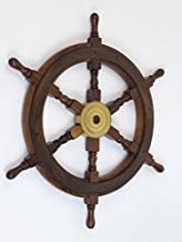 WOODEN SHIP WHEEL, 24