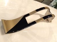 Sofa Handle, Wooden Handle 53 No. Black and Golden