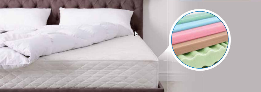 extra firm viscoelastic polyurethane foam mattress