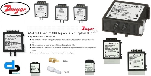 Dwyer 616KD-04-V Differential Pressure Transmitter