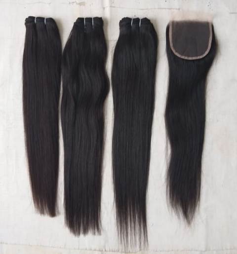 Raw Temple Straight Hair