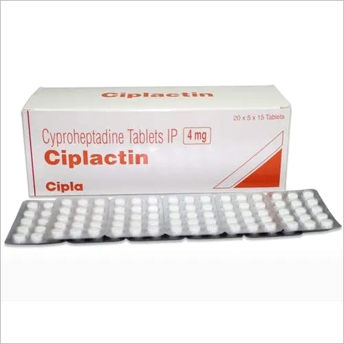 Ciplactin Tablet Ingredients: Cyproheptadine