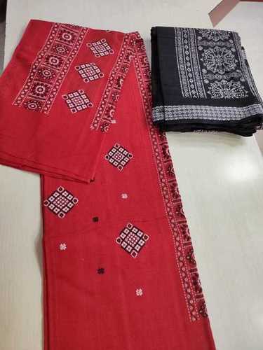 Cotton 44-45 Sambalpuri embroidery dress material, Size: Free Size at Rs  1400 in Cuttack