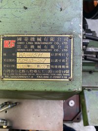 #836-6 Gwo Ling M6x64 semi tubular heading machine