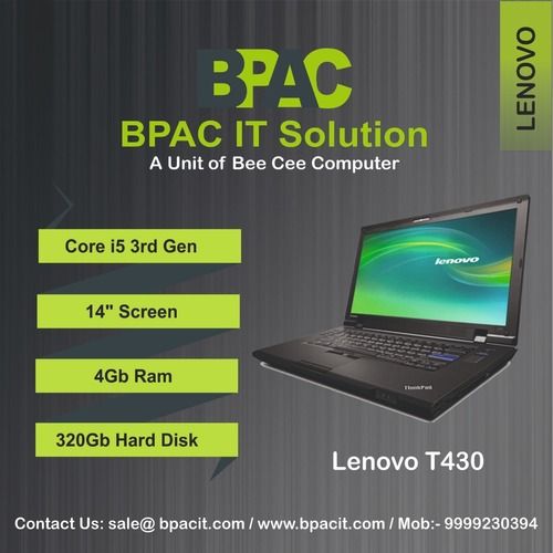 Refurbished Lenovo T430 Laptop I5 3rd  Generation