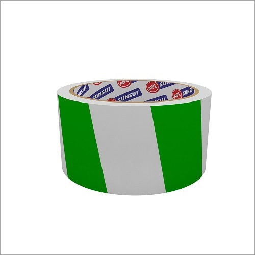 White Green Floor Marking Tape