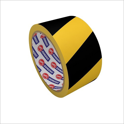 Yellow Black Floor Marking Tape