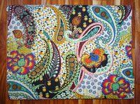 Kantha Bed Cover Paisley Design